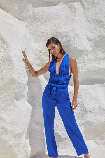 Top Athena Lapislázuli Azul