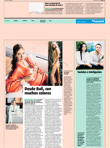 La Vanguardia X Black Book The Label - March 2023