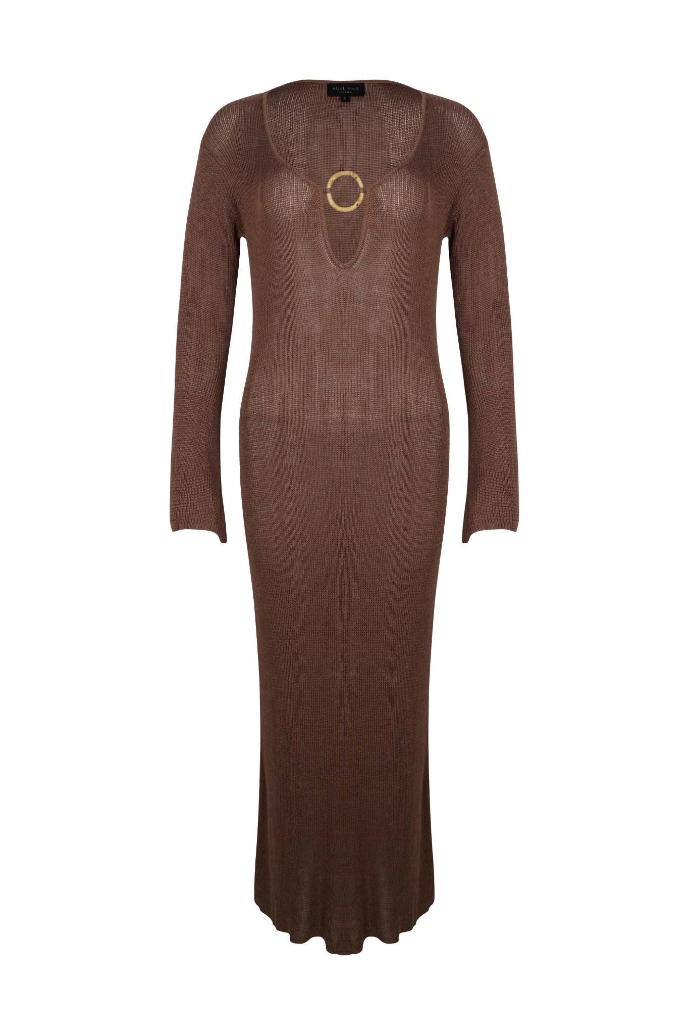 oden knit dress Reformation Oden Knit Dress in Black