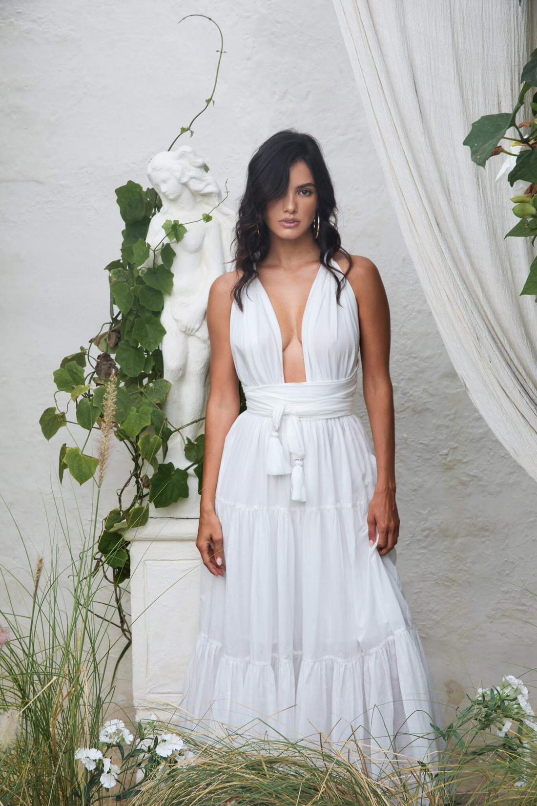 Rae Maxi Dress White