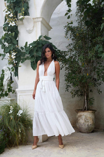 Rae Maxi Dress White