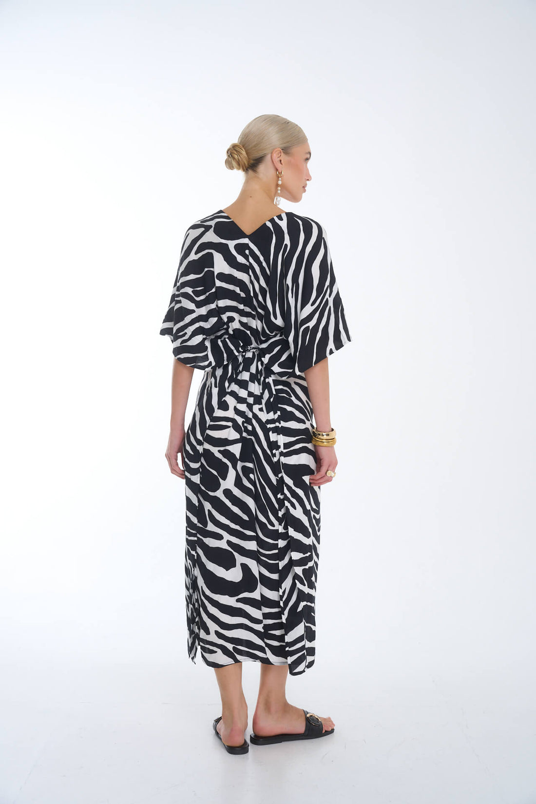 Clementine Kaftan Zebra