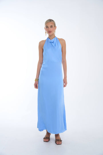 Vestido largo Tasia azul