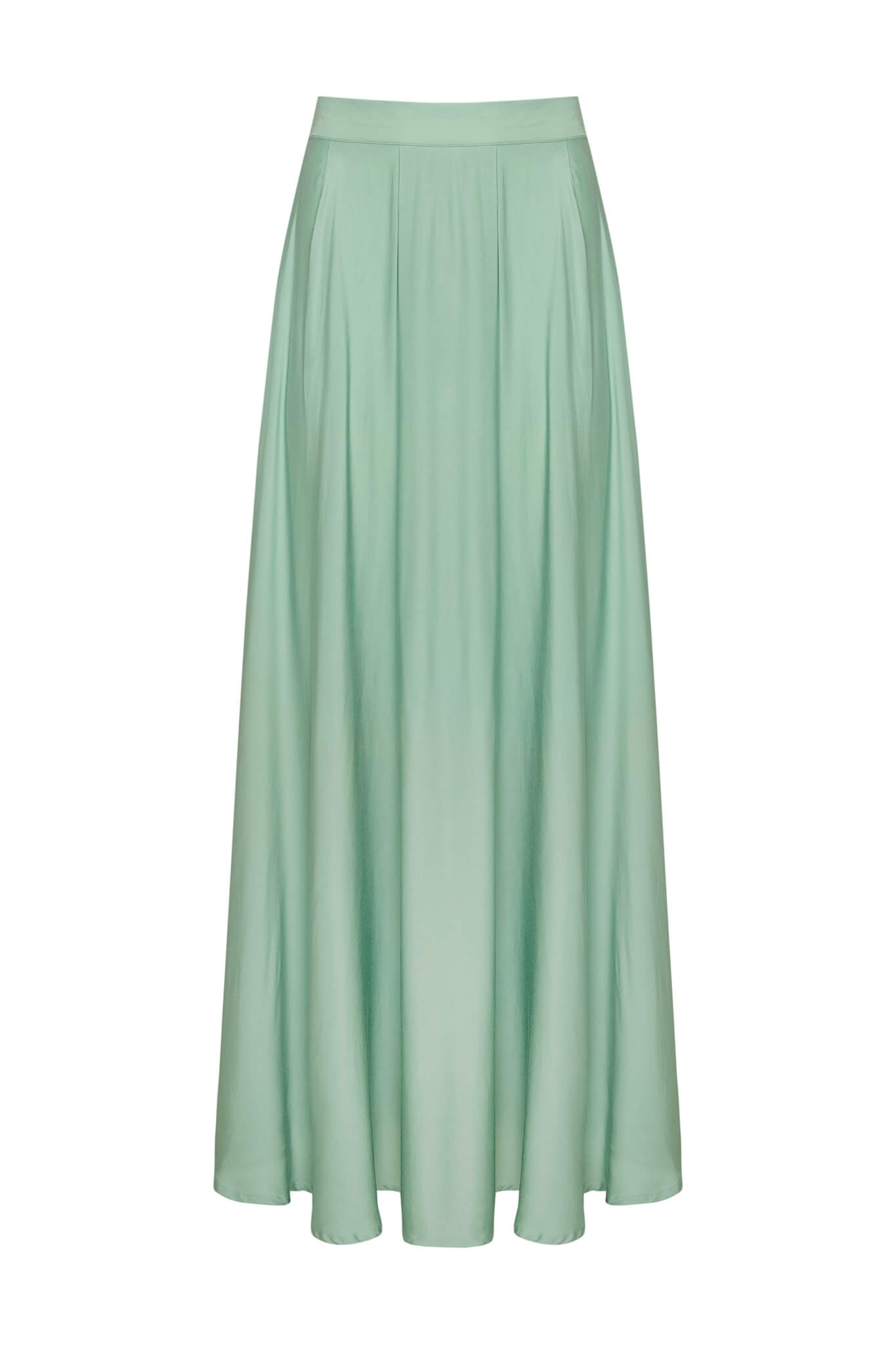 Zahra Maxi Skirt Grayed Jade