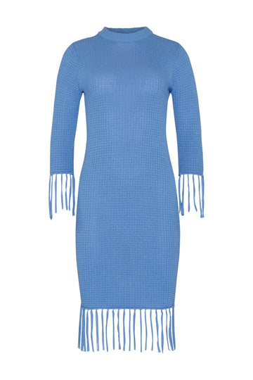 Liana Knit Dress Blue