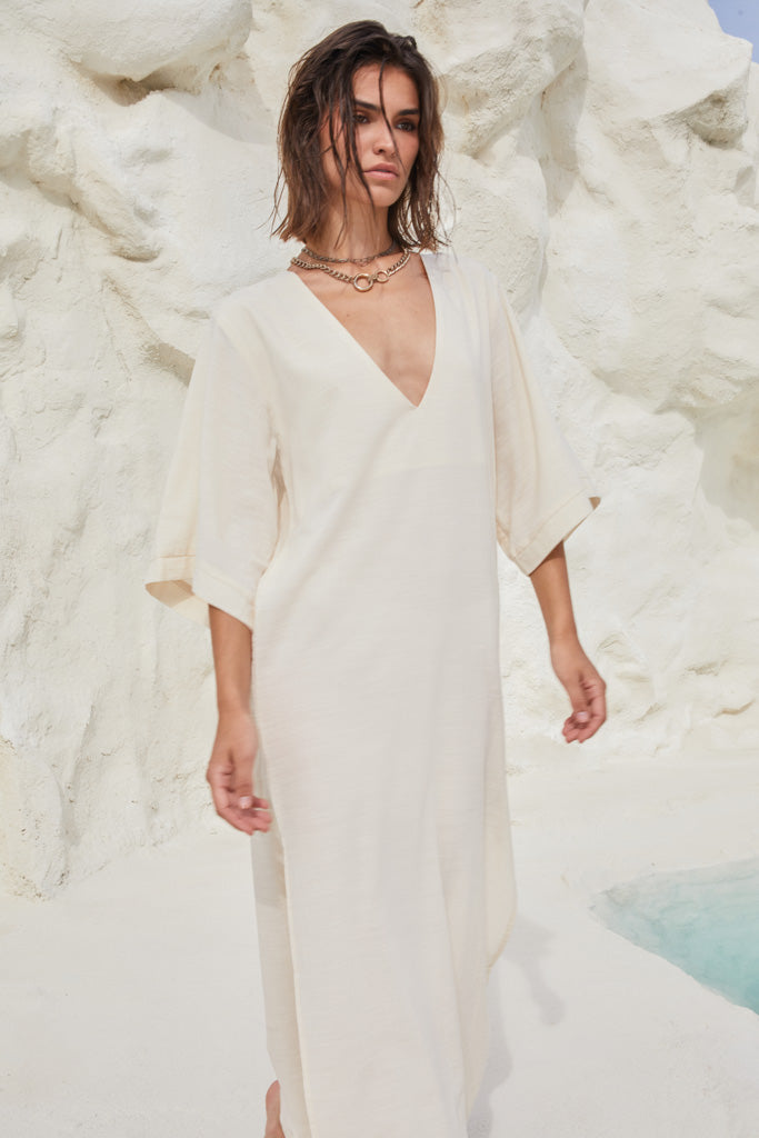 Isidora Kaftan Almond Milk