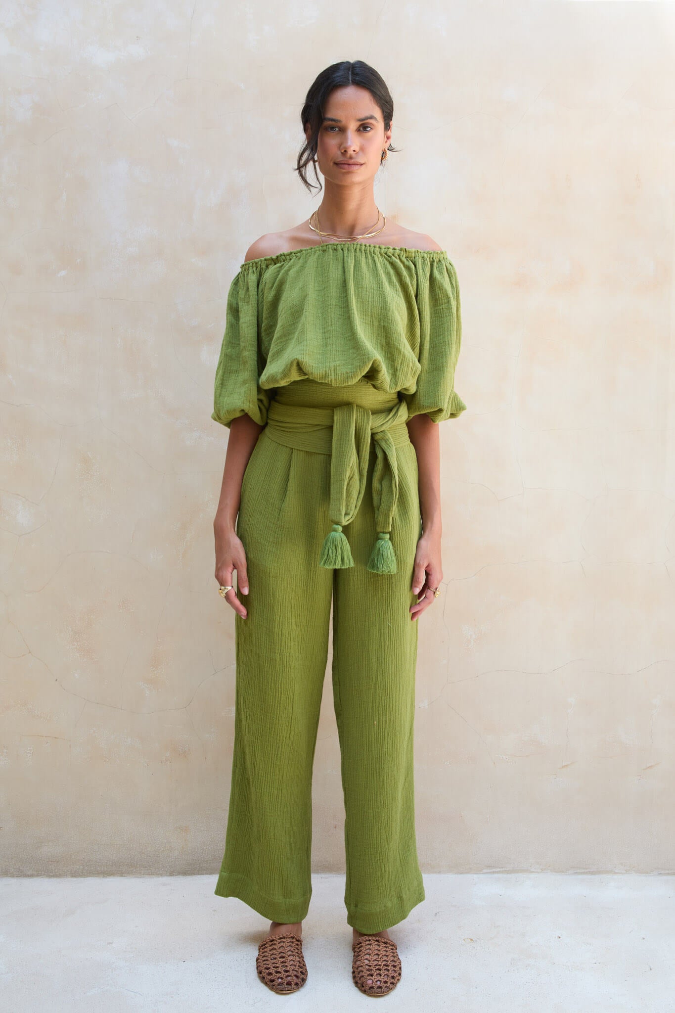 Dahlia Top Olive