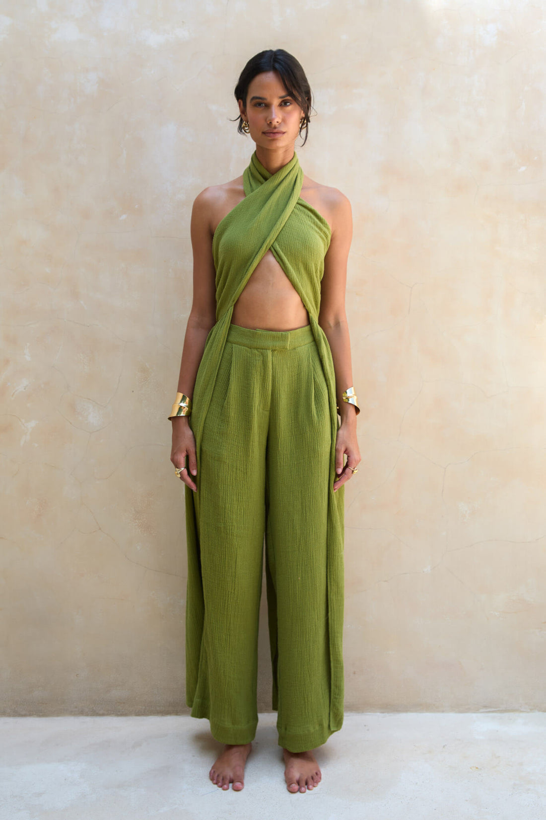 Zahira Wrap Top