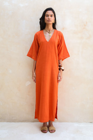 Isidora Kaftan Burnt Orange