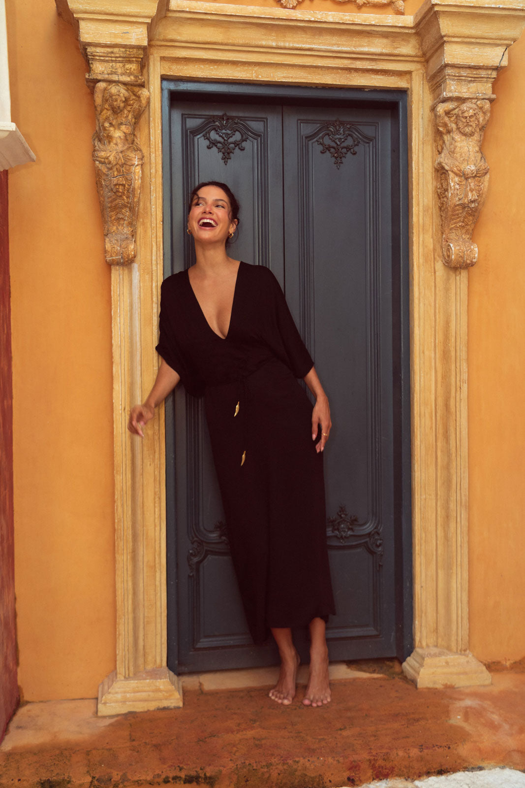 Clementine Kaftan Black