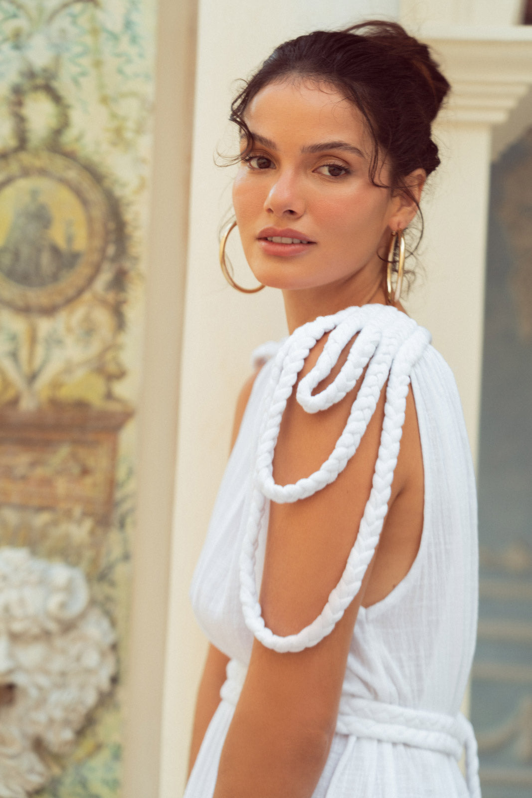 Salomé Long Dress White