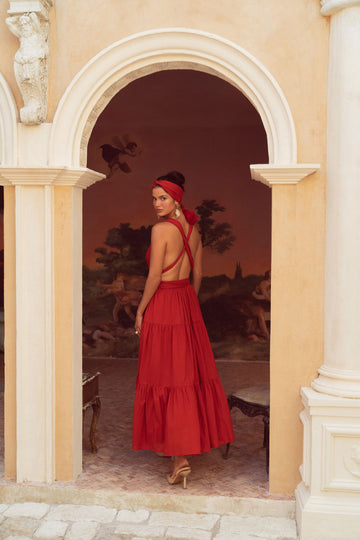Rae Maxi Dress Red
