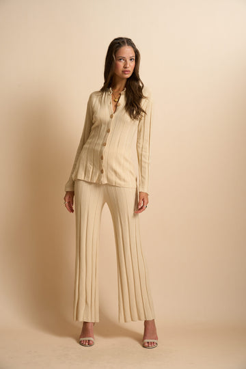 Liora Knit Pants Beige