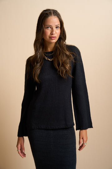Calista Knit Sweater Black