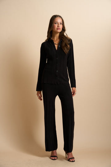 Liora Knit Pants Black