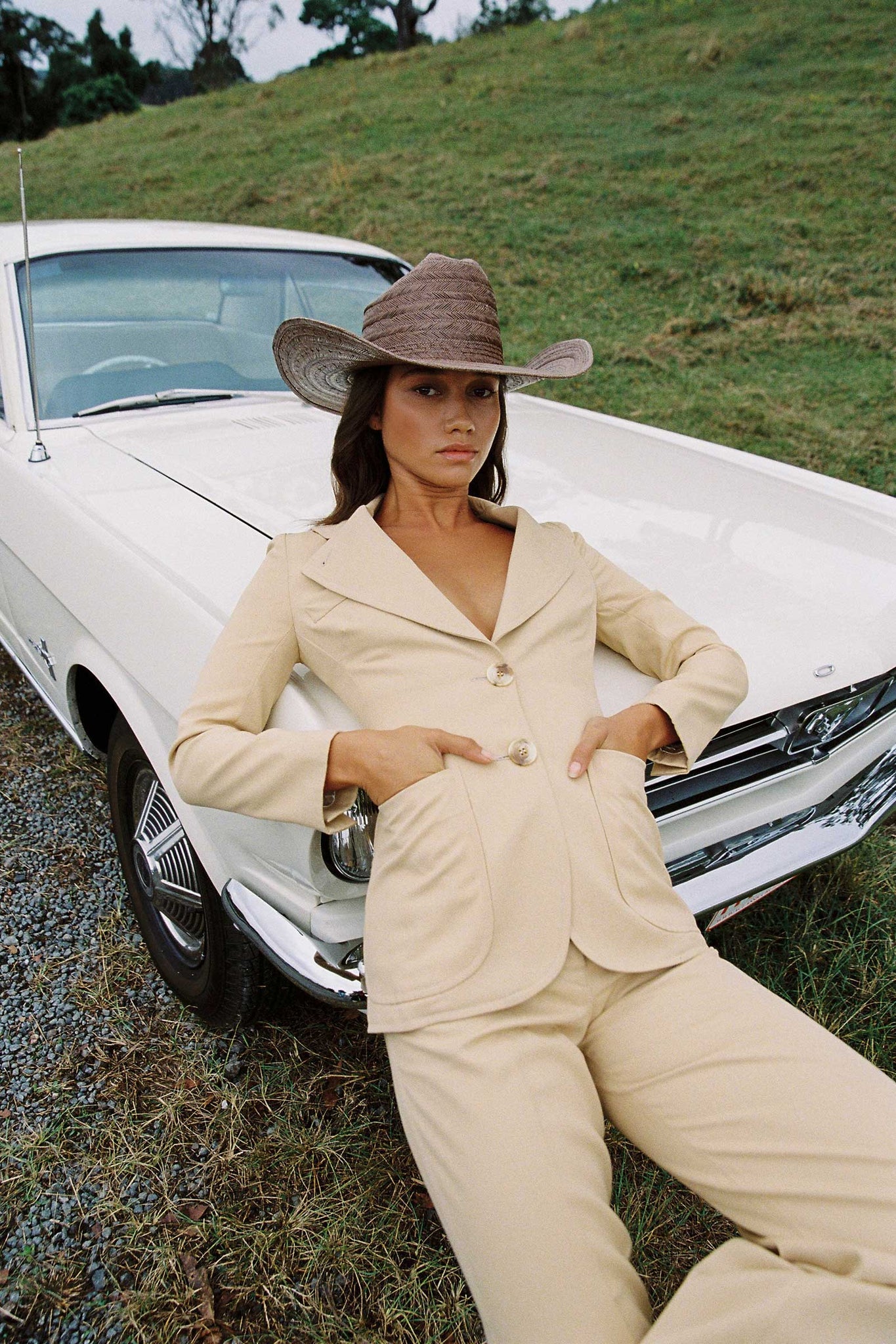 Wesley Cowboy Chestnut Hat