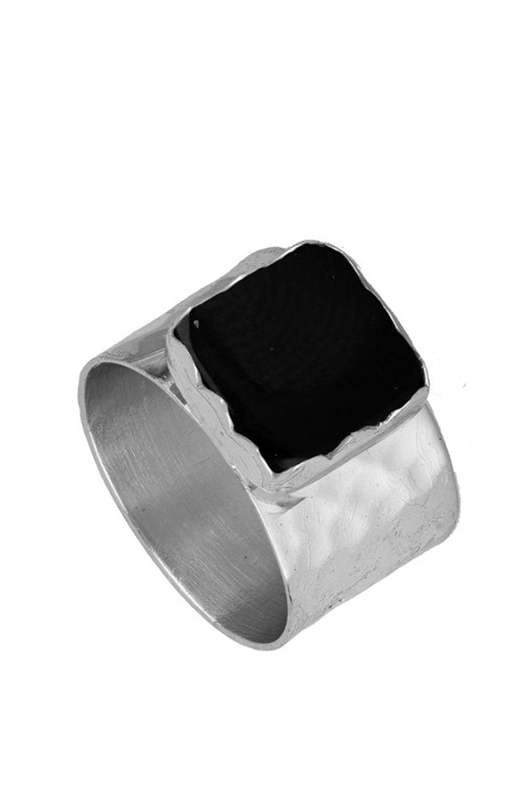 Espinela Square Ring | Black Book Fashion