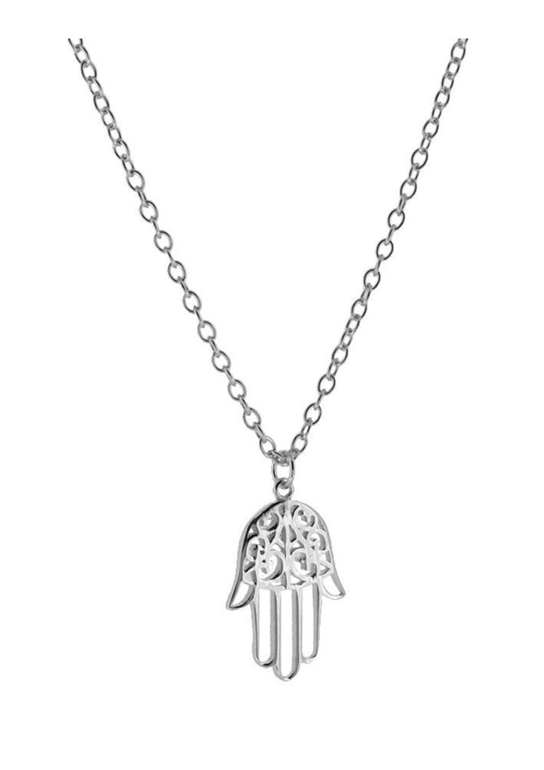 Hamsa Hand Necklace | Black Book Fashion