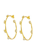 Zirconia Hoops | Black Book Fashion