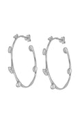 Zirconia Hoops | Black Book Fashion